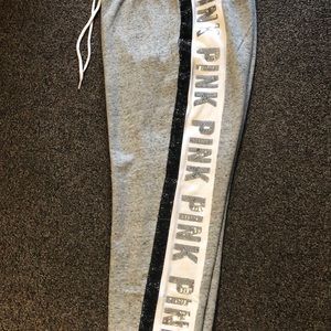 PINK SEQUIN BLING  JOGGER
